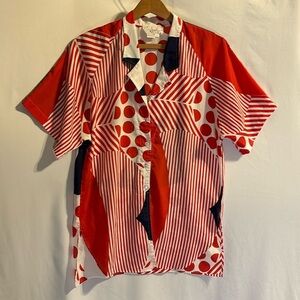 Shapely Vintage 90s blouse Size small
